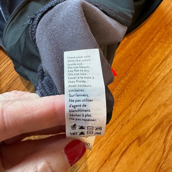 Spanx Women’s Navy Blue Velvet High Waist Stretch Compression Leggings - Picture 5 of 10